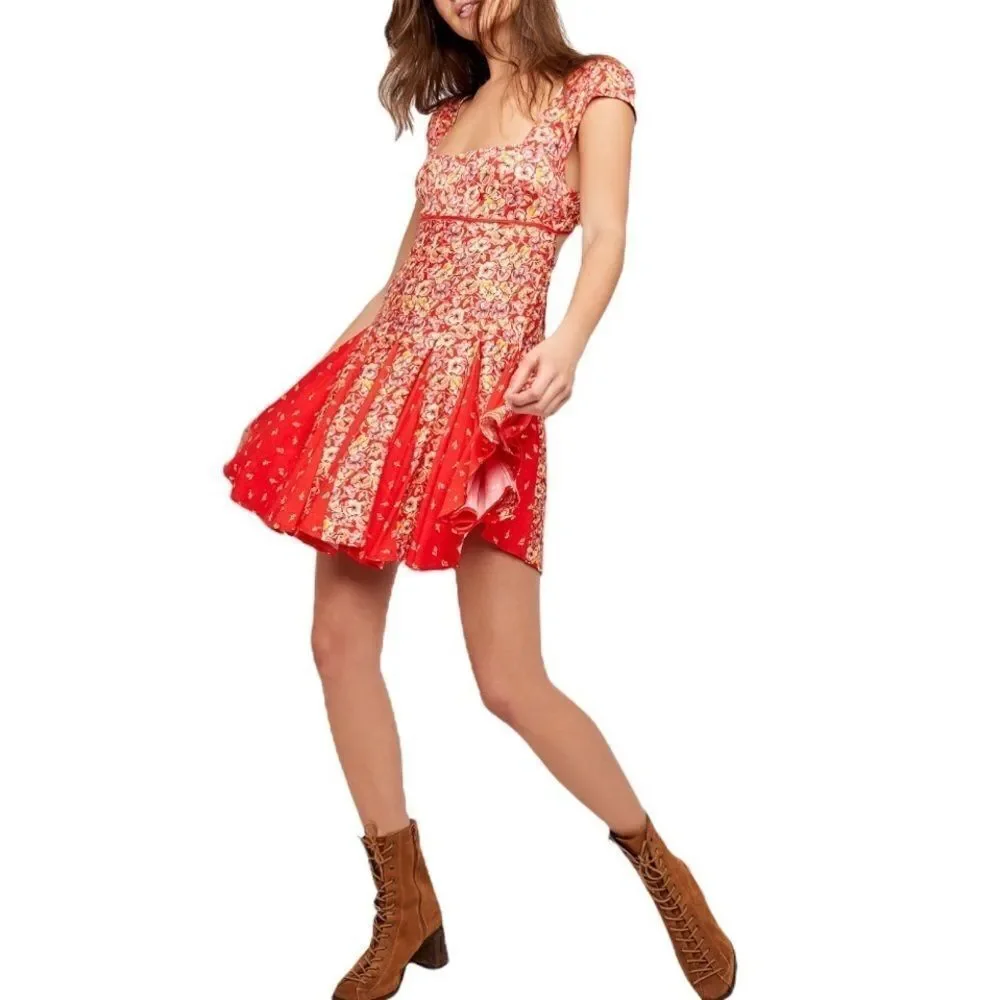 Free People Ponderosa Mini Dress in the Size Large